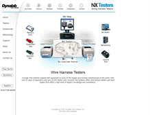 Tablet Screenshot of dynalabtesters.com